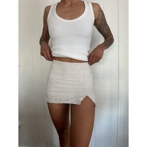 Linen Mini Skort